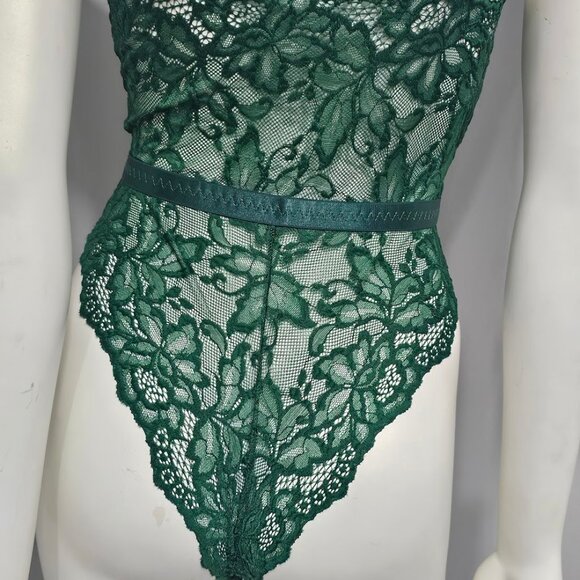 Criss Cross Teddy with Choker Lingerie - Picture 5 of 8